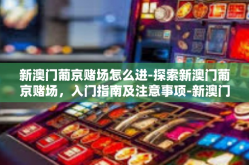 新澳门葡京赌场怎么进-探索新澳门葡京赌场，入门指南及注意事项-新澳门葡京赌场怎么进