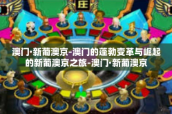 澳门·新葡澳京-澳门的蓬勃变革与崛起的新葡澳京之旅-澳门·新葡澳京