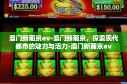 澳门新葡京av-澳门新葡京，探索现代都市的魅力与活力-澳门新葡京av