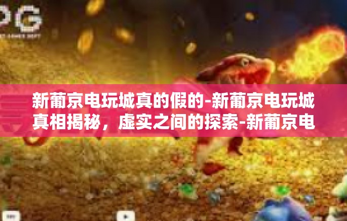 新葡京电玩城真的假的-新葡京电玩城真相揭秘，虚实之间的探索-新葡京电玩城真的假的