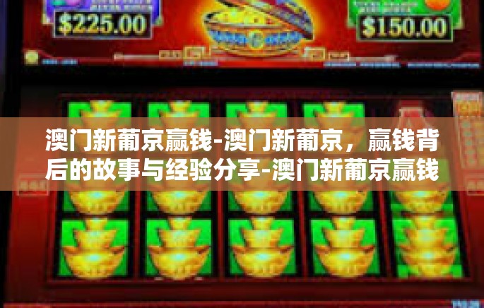 澳门新葡京赢钱-澳门新葡京，赢钱背后的故事与经验分享-澳门新葡京赢钱